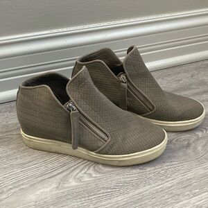 Steve Madden Wedge Zip Sneakers